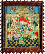 Shri Rama Pattabishekam Tanjore Painting