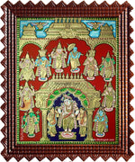 Krishna Dasavatharam Tanjore Painting