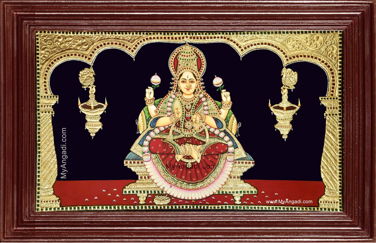 Maha Lakshmi Tanjore Painting
