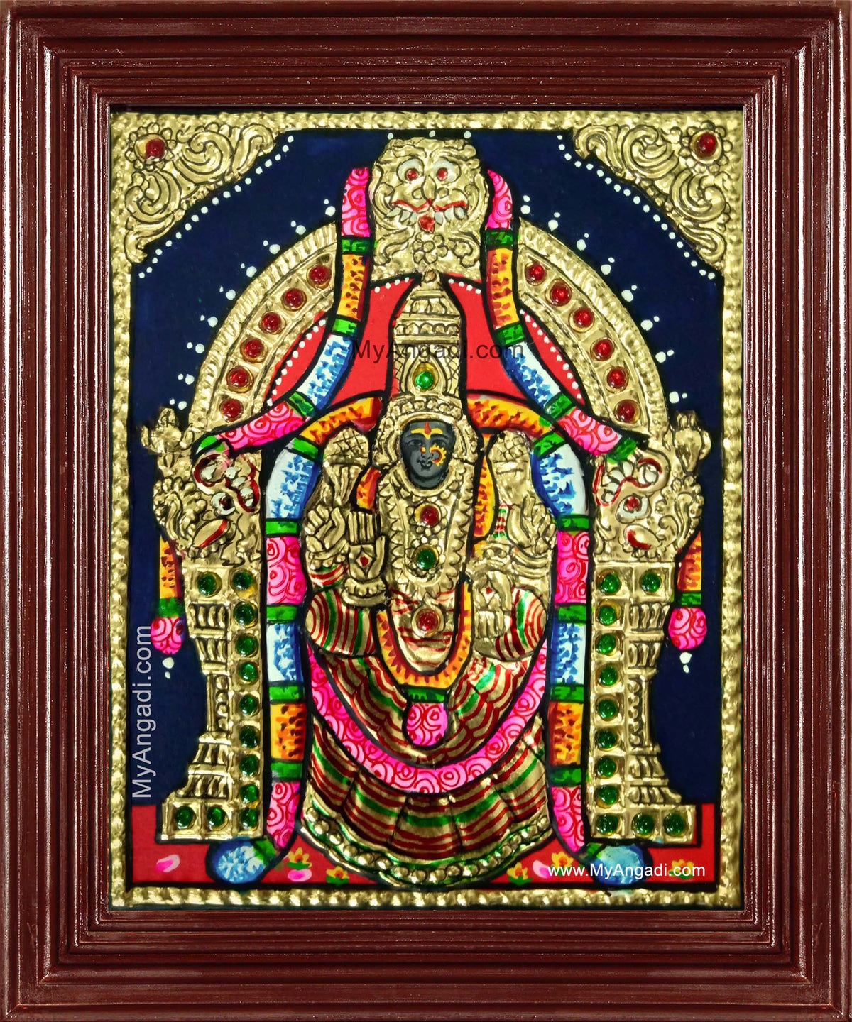 Padmavathi Amman Tanjore Painting