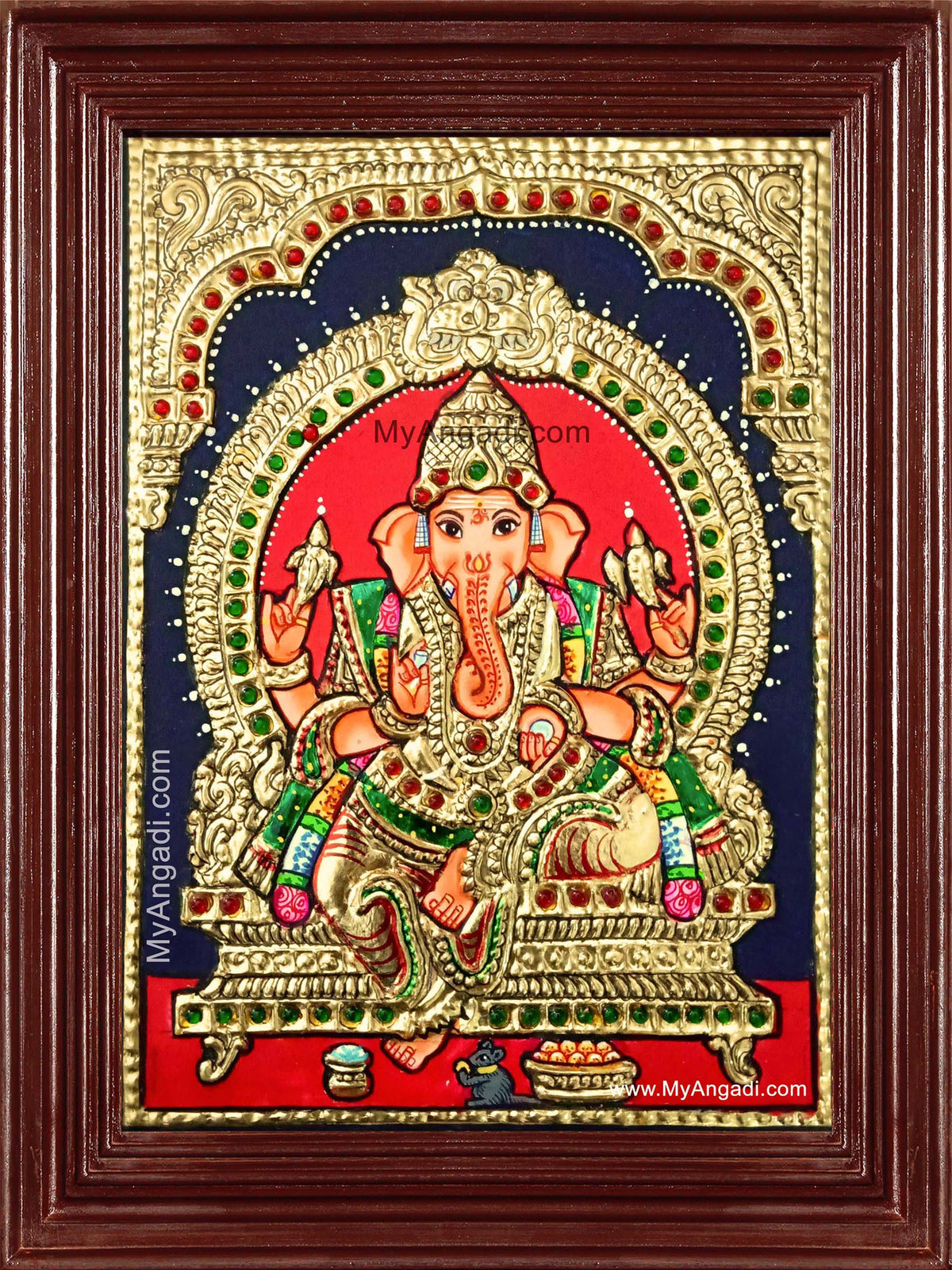 Sri Ganesha Tanjore Painting
