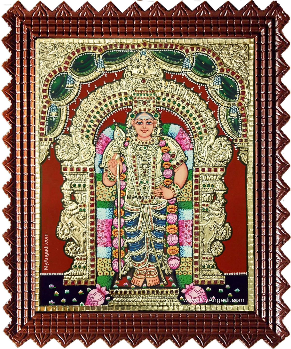 Murugan Tanjore Painting