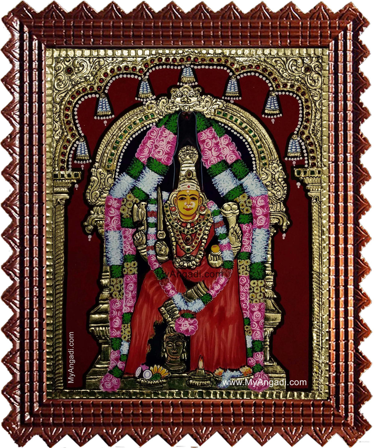Angalamman Tanjore Painting