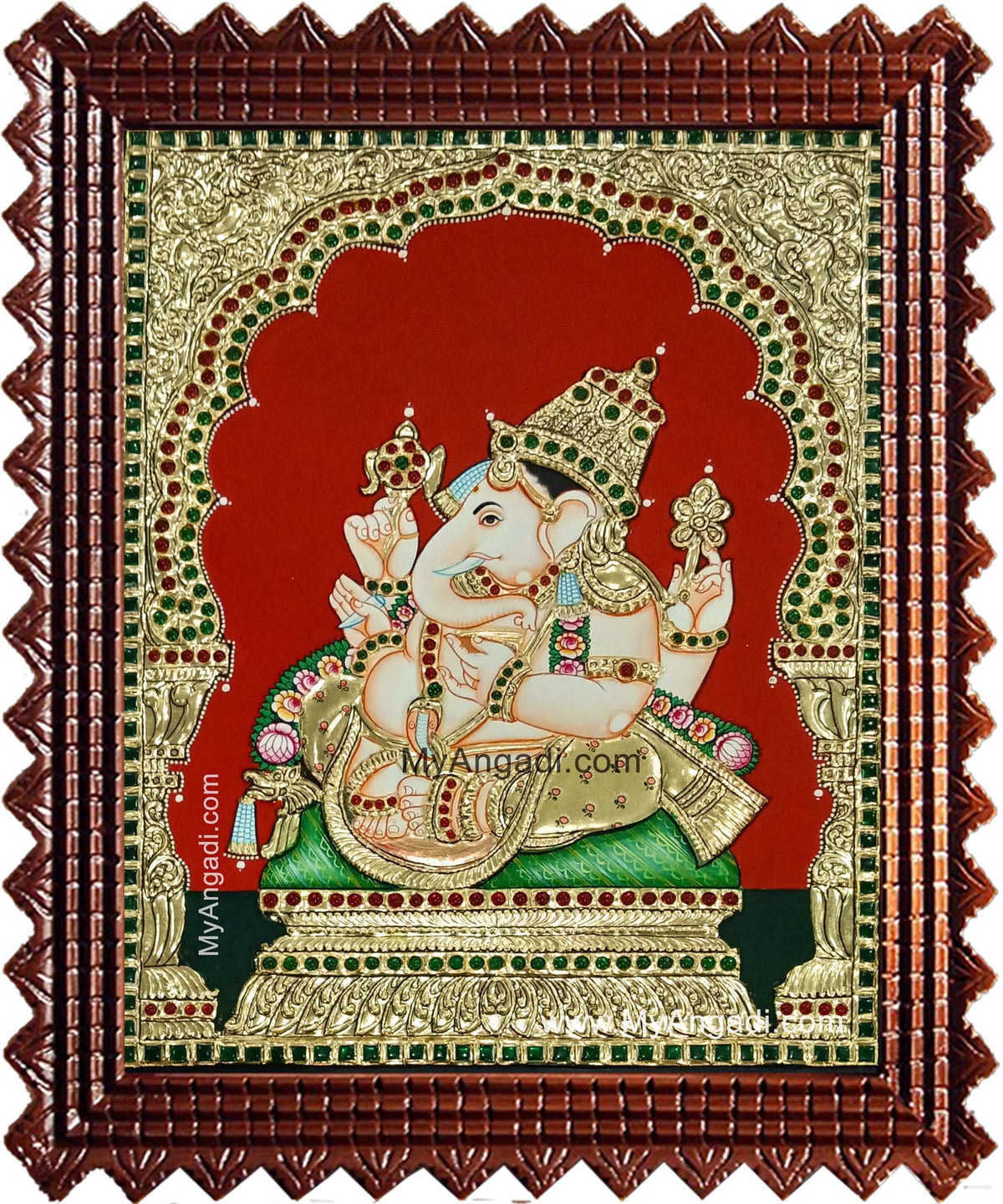 Sri Ganesha Tanjore Painting