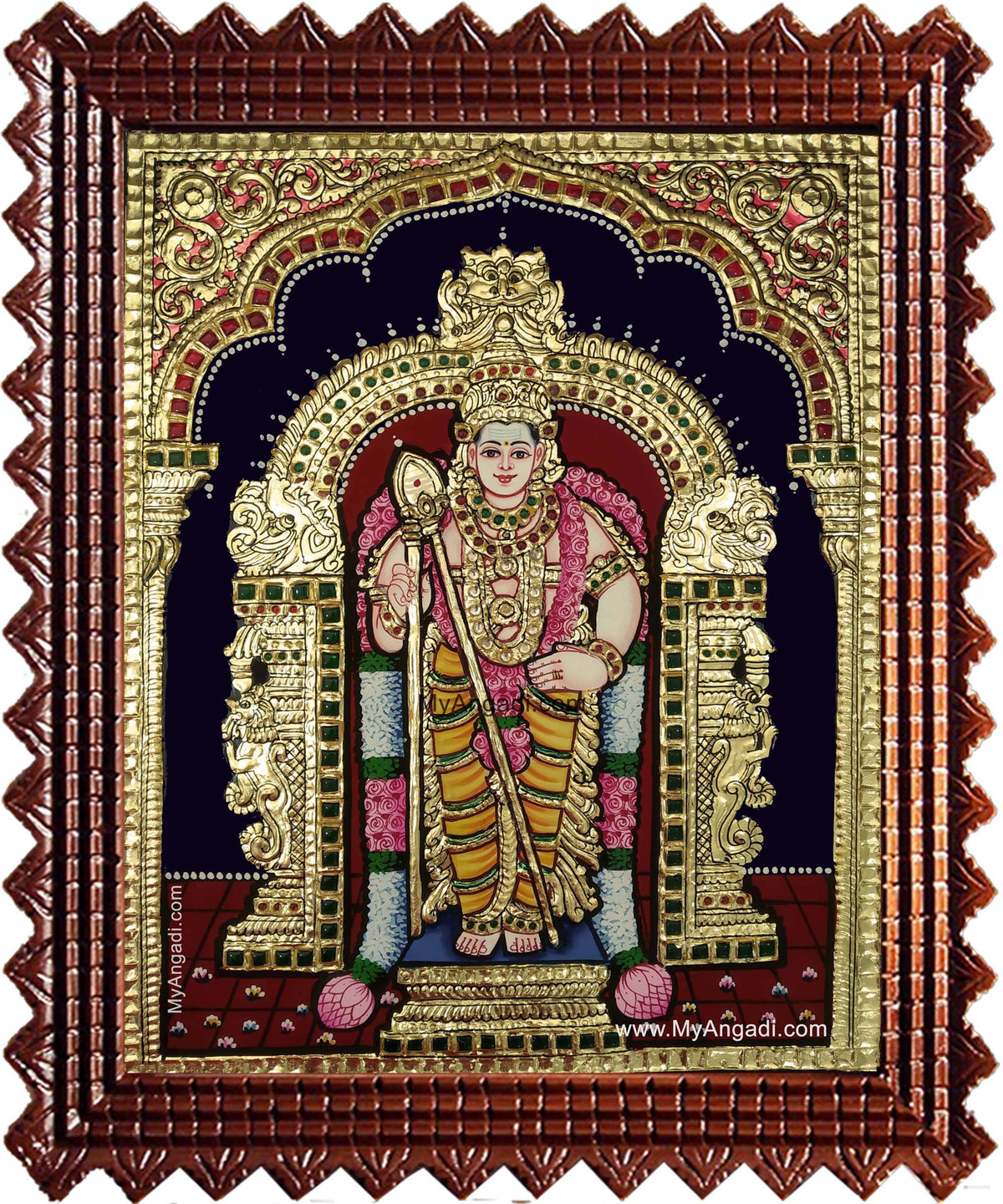 Murugan Tanjore Painting