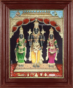 Kallazhagar 3d Embossed Tanjore Painting