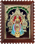 Kollur Mookambika Devi 3d Embossed Tanjore Painting