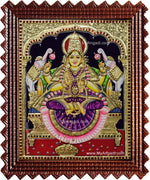 Gaja Lakshmi Tanjore Painting