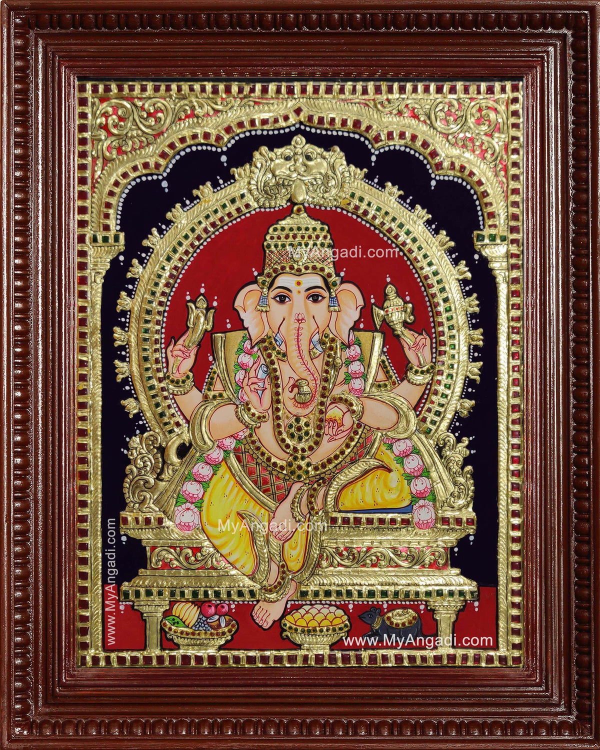 Ganesha Tanjore Painting