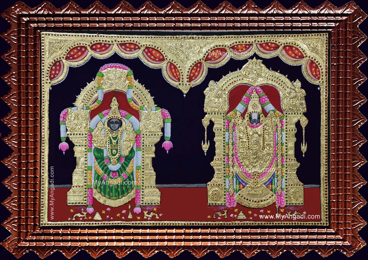 Srinivasan Alamelumanga Tanjore Painting