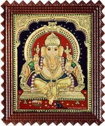 Shri Ganesha Tanjore Painting