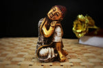 Meditating Buddha Stone Finish - 4 inches
