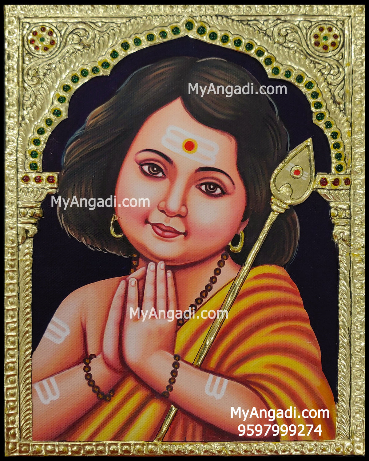Murugar Tanjore Painting