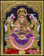 Gaja Lakshmi Tanjore Painting