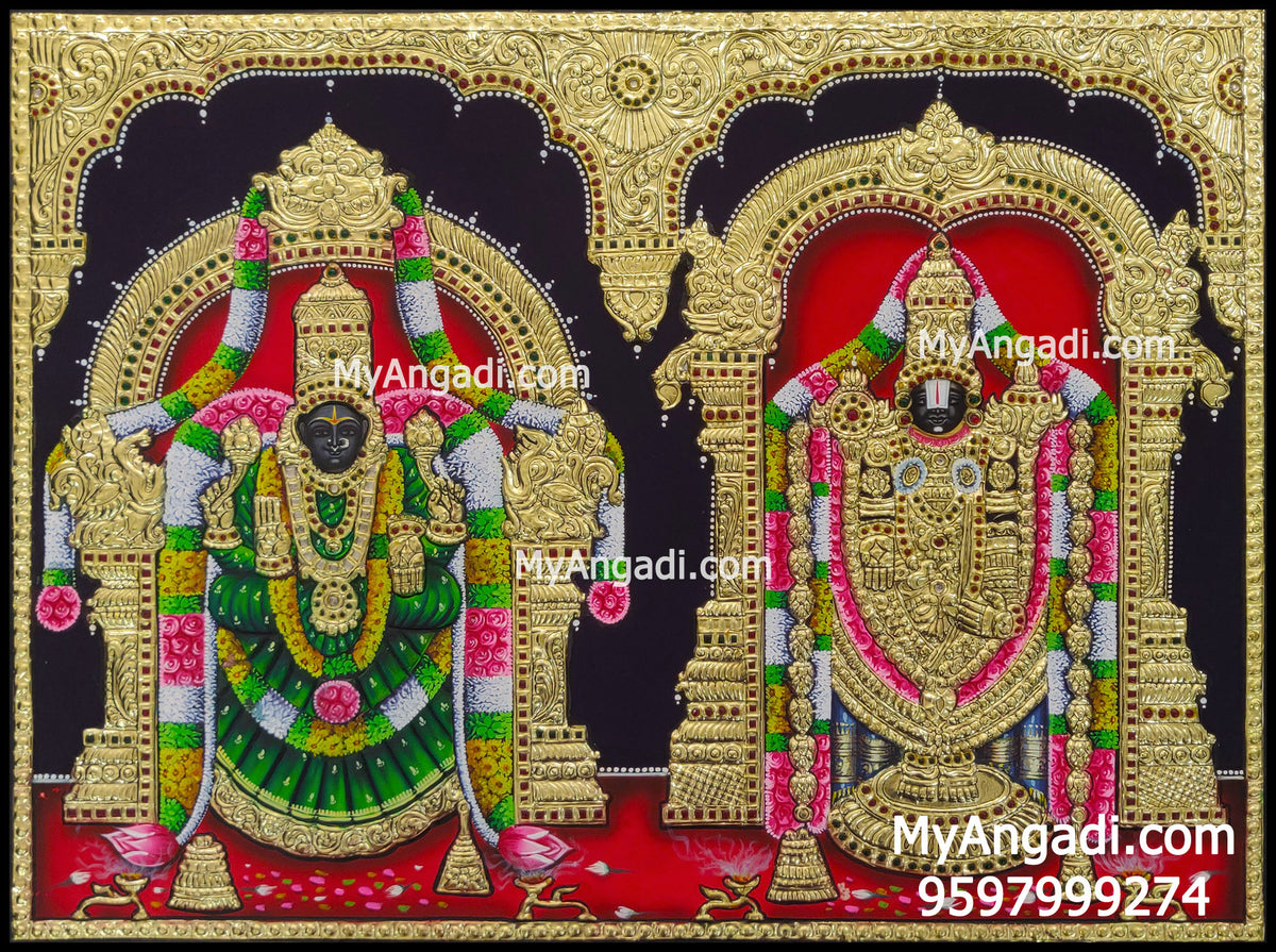 Balaji Thayar Tanjore Painting