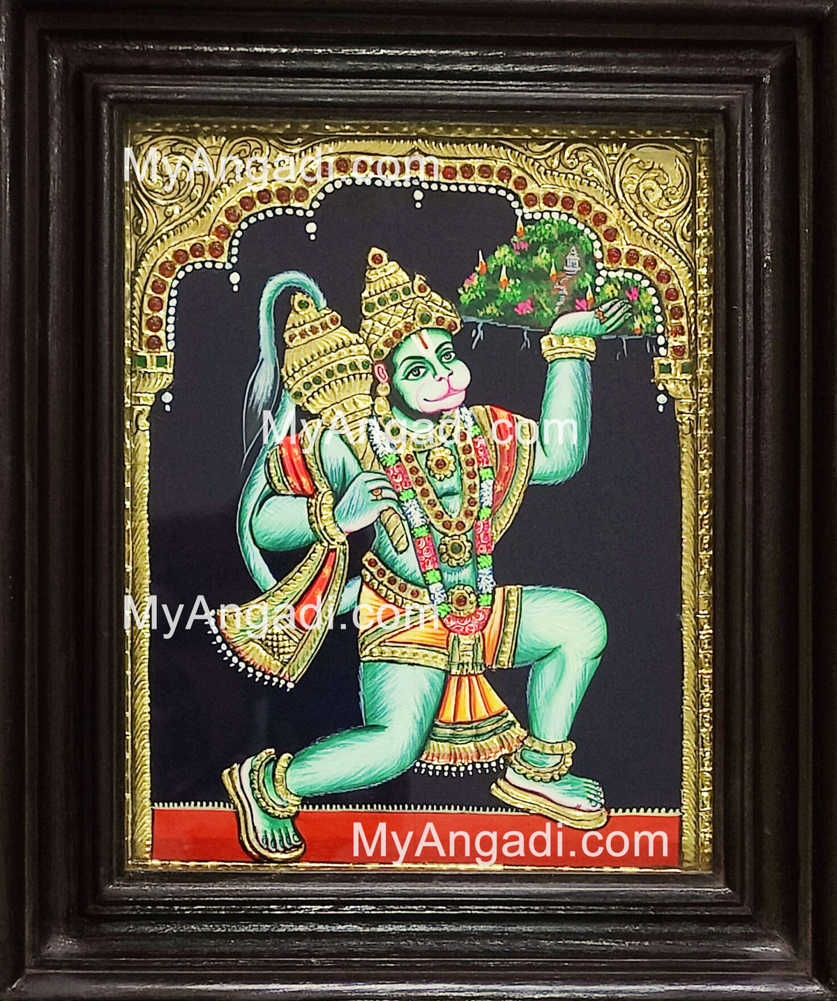 Hanuman Tanjore Painting