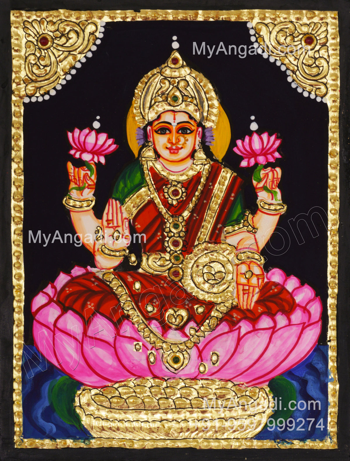 Lakshmi Tanjore Paintings