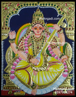 Saraswathi Tanjore Painting