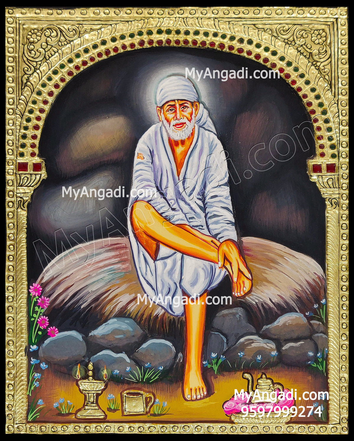 Sai Baba Tanjore Painting