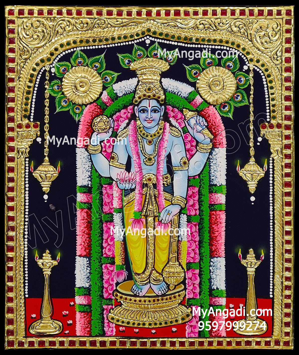 Guruvayurappan Tanjore Paintings