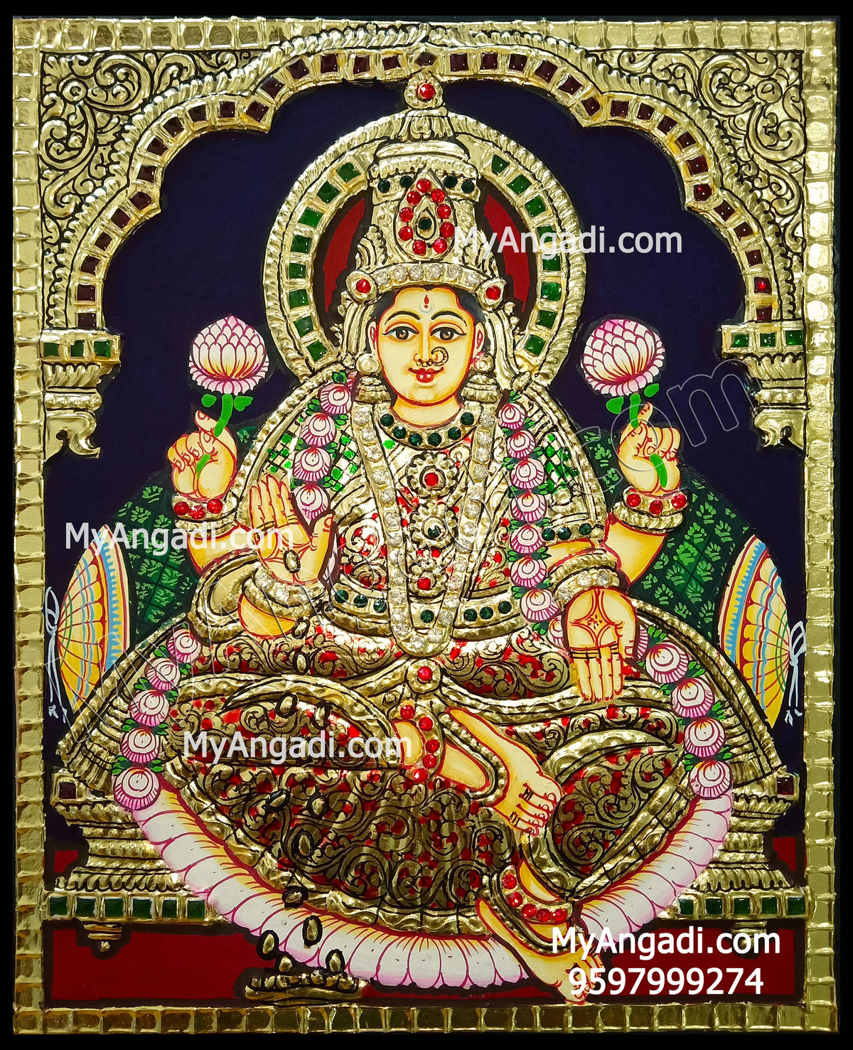 Lakshmi Tanjore Painting