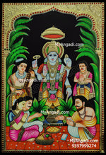 Sathya Narayanan Tanjore Painting