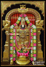 3D Balaji Lakshmi Tanjore Painting