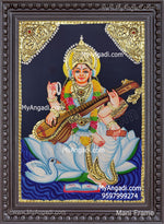 Saraswathi Tanjore Painting