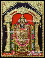 Tirupathi Balaji / Venkateswara Perumal Small Size Tanjore Paintings