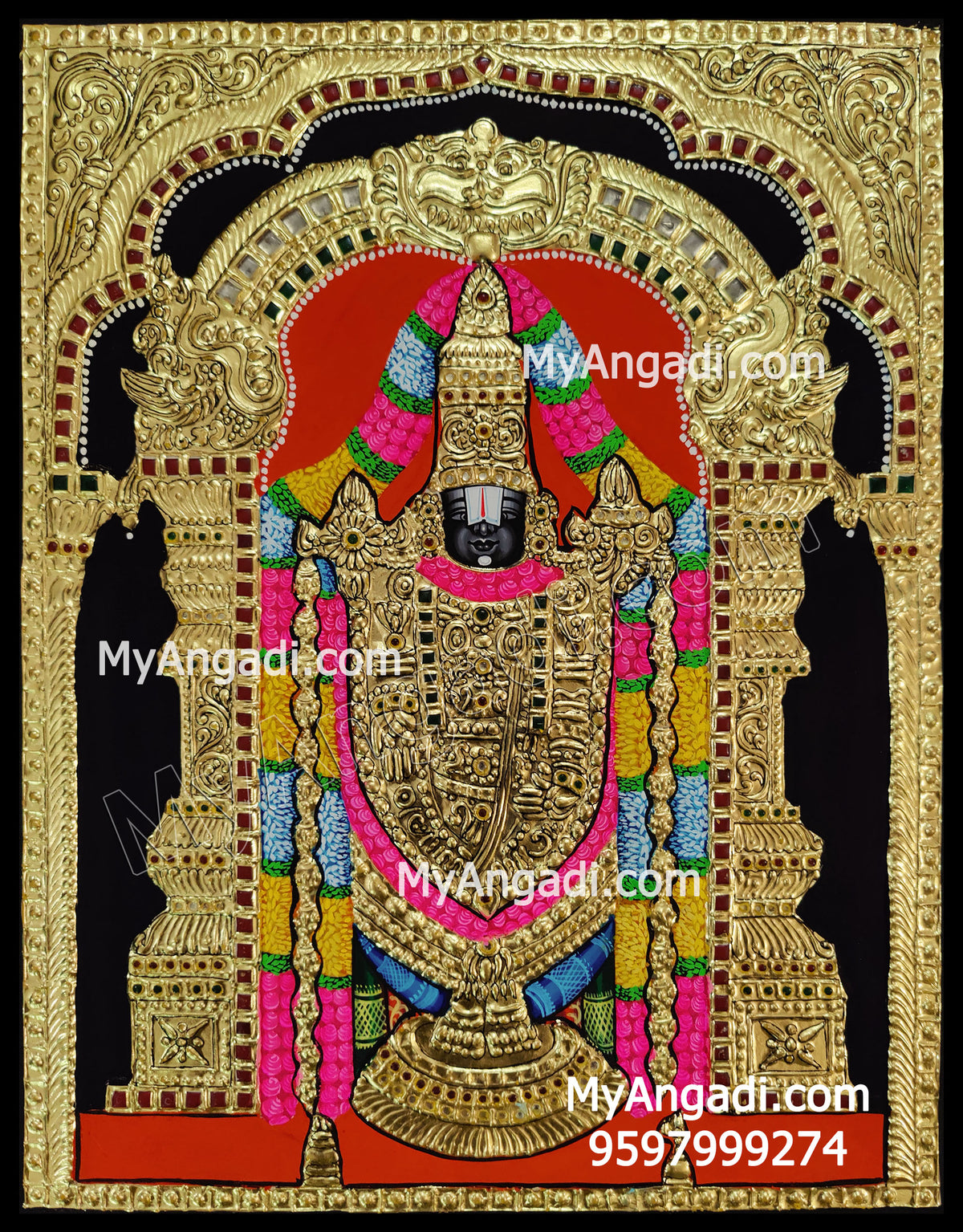 Balaji Tanjore Painting