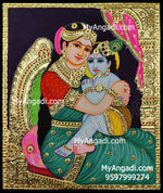 Yasodha Krishna Tanjore Painting