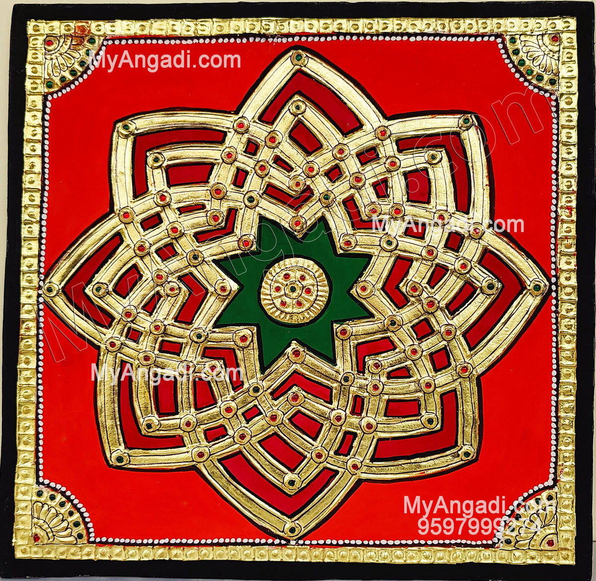 Aiswarya Kolam Tanjore Painting