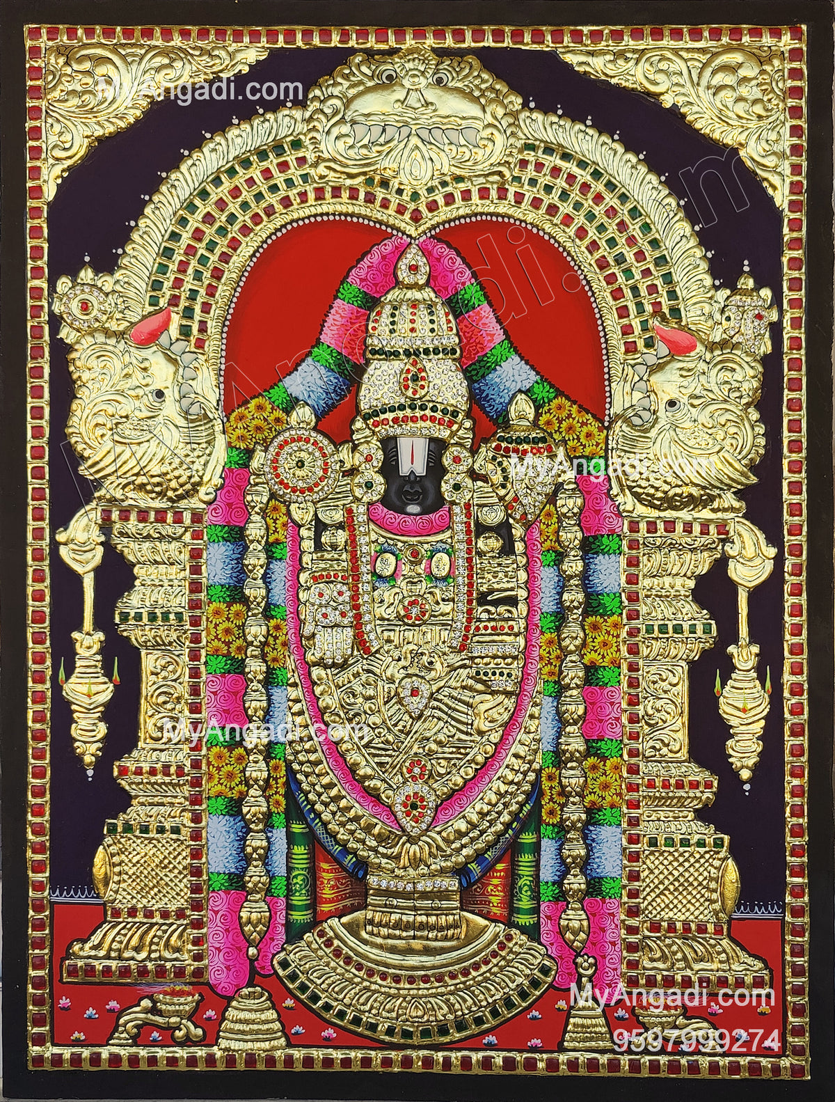Balaji Tanjore Painting