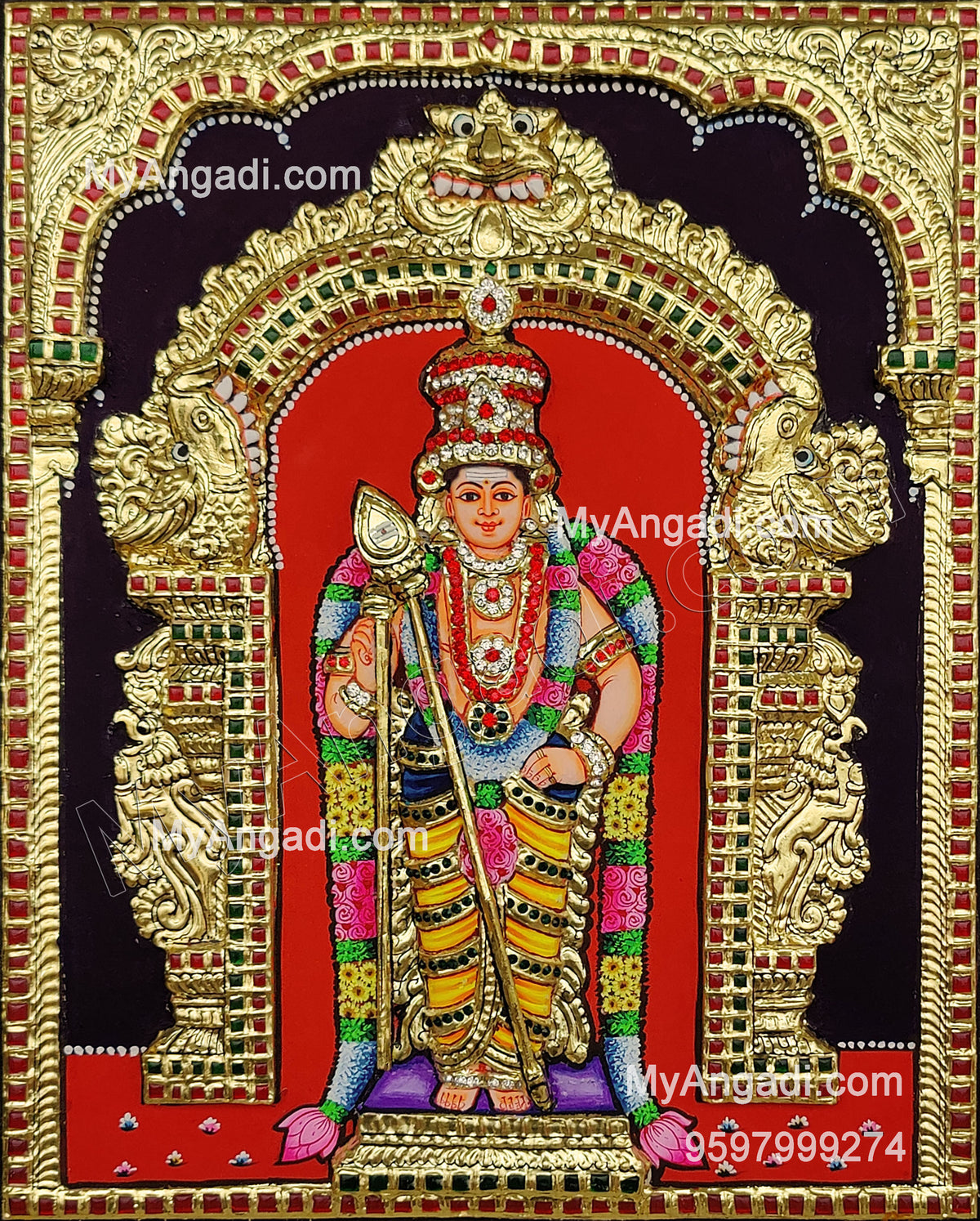 3D 5 Set Tanjore Paintings