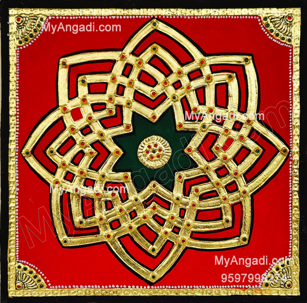 Aiswarya Kolam Tanjore Painting