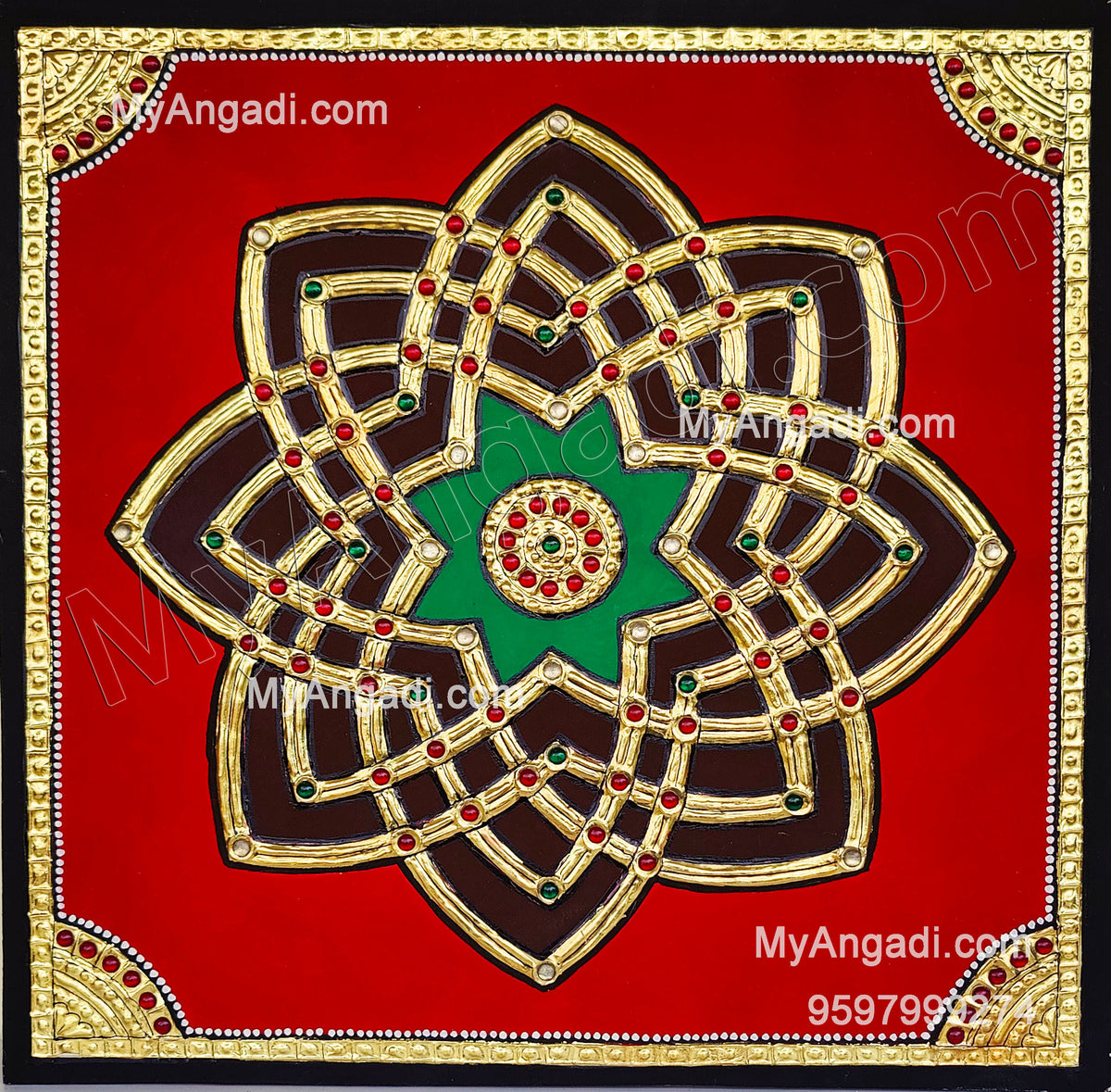 Aiswarya Kolam Tanjore Painting