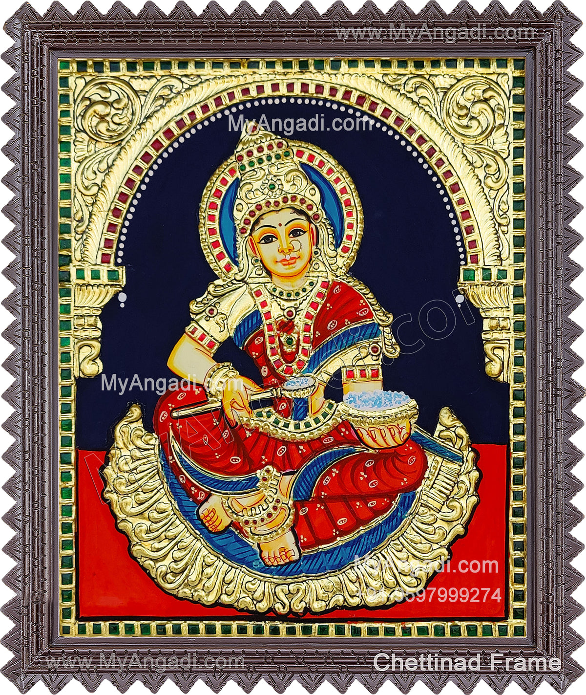Annapoorani Tanjore Painting