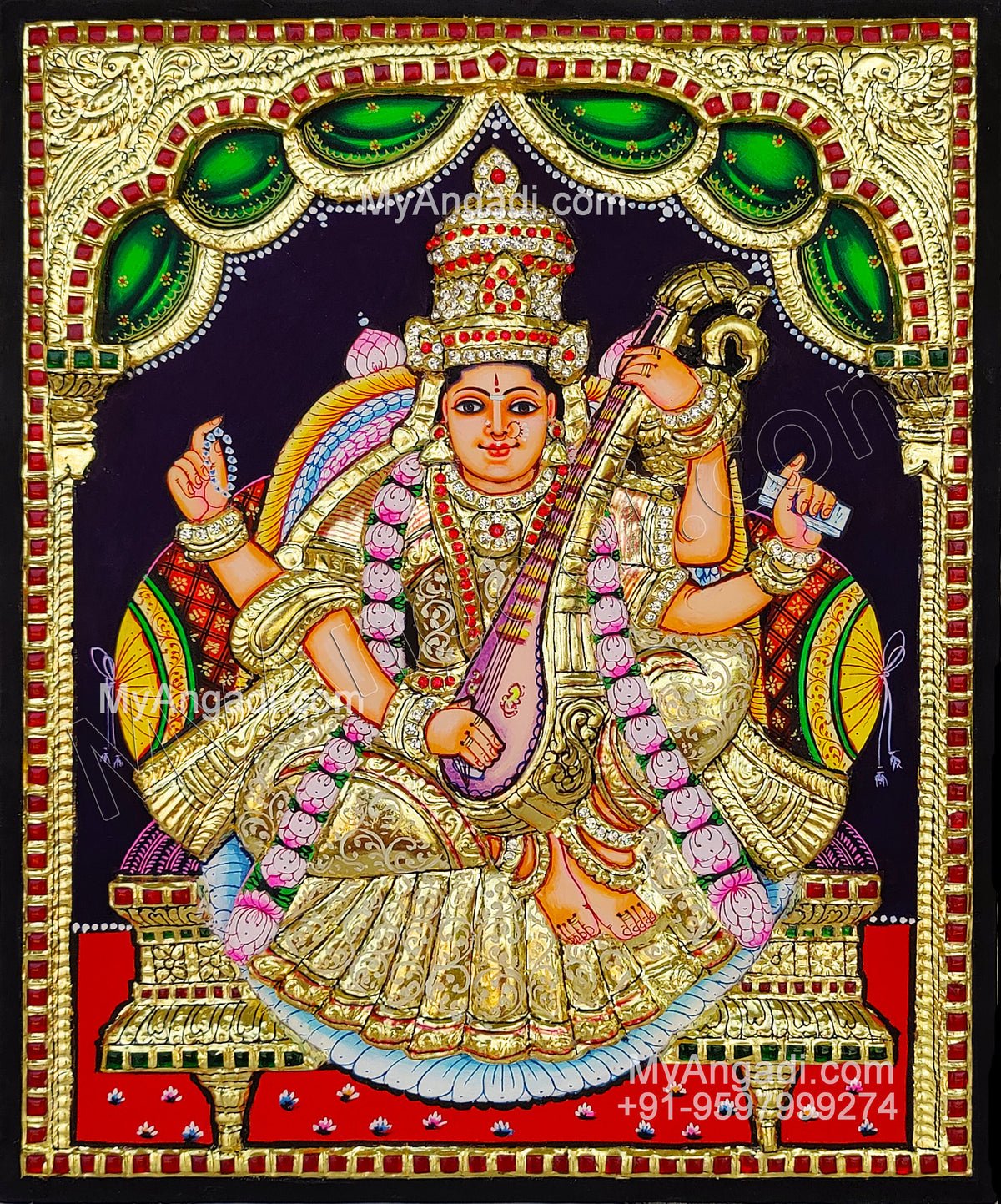 3D 5 Set Tanjore Paintings