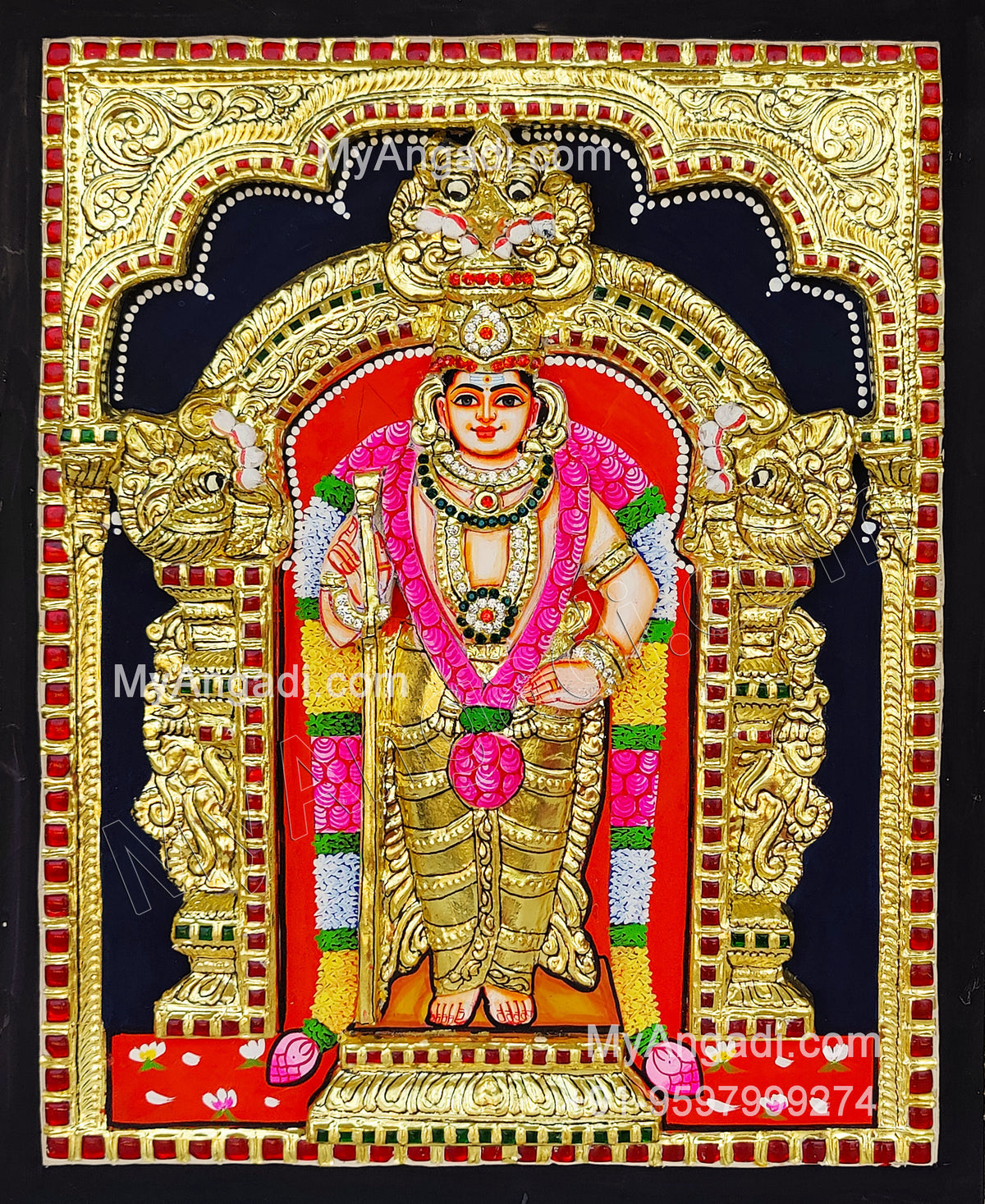 3D 5 Set Tanjore Paintings