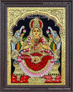 Gajalakshmi Tanjore Painting