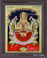 Gajalakshmi Tanjore Painting