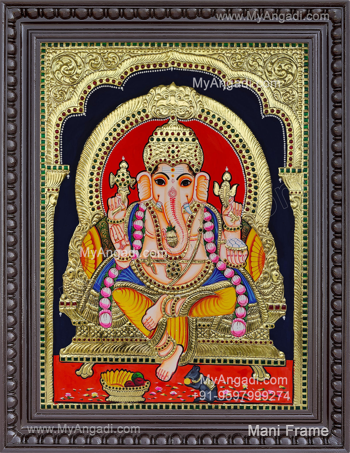 Ganesha Tanjore Painting