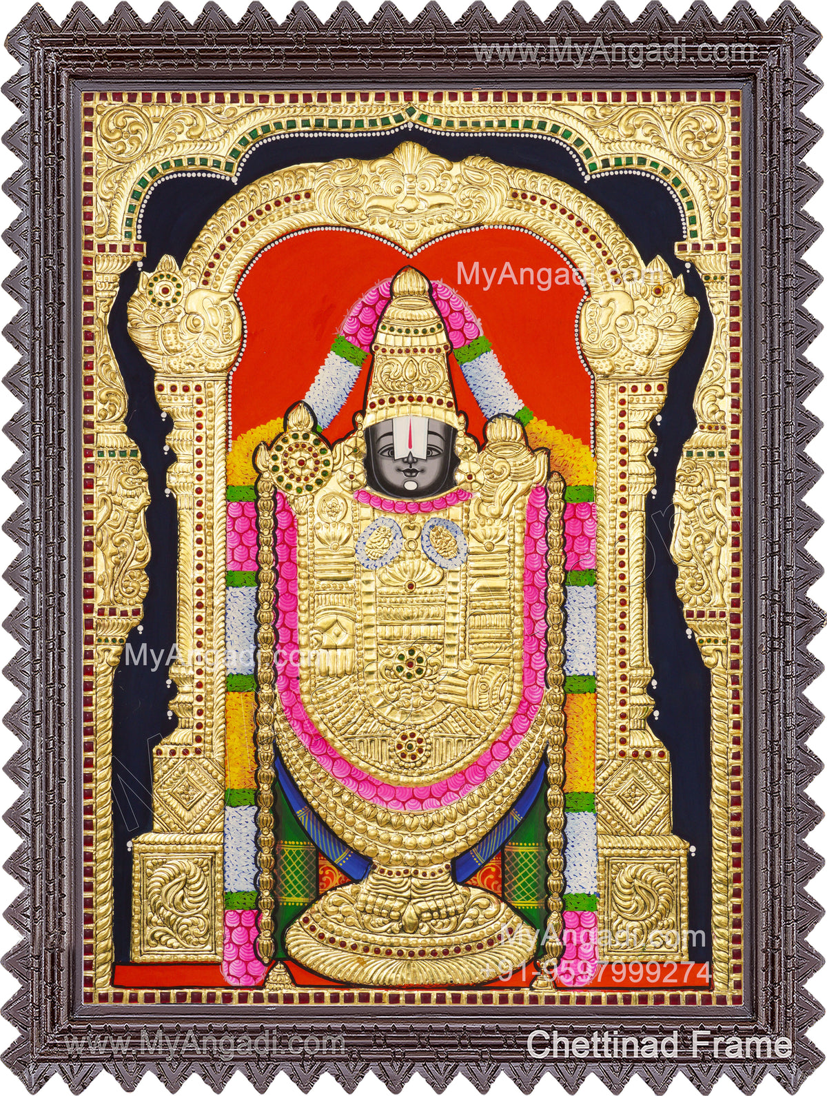 Balaji Tanjore Painting