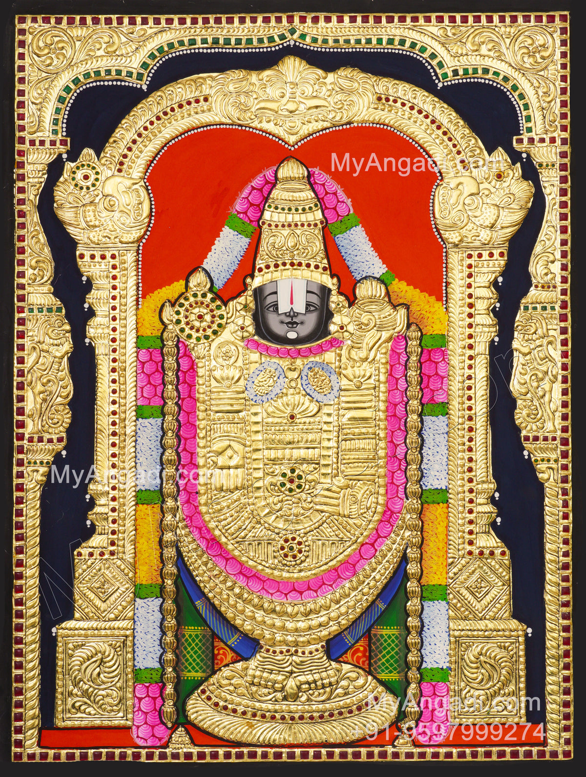 Balaji Tanjore Painting