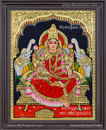 Gajalakshmi Tanjore Painting