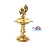 Brass Peacock Small Kuttuvilakku
