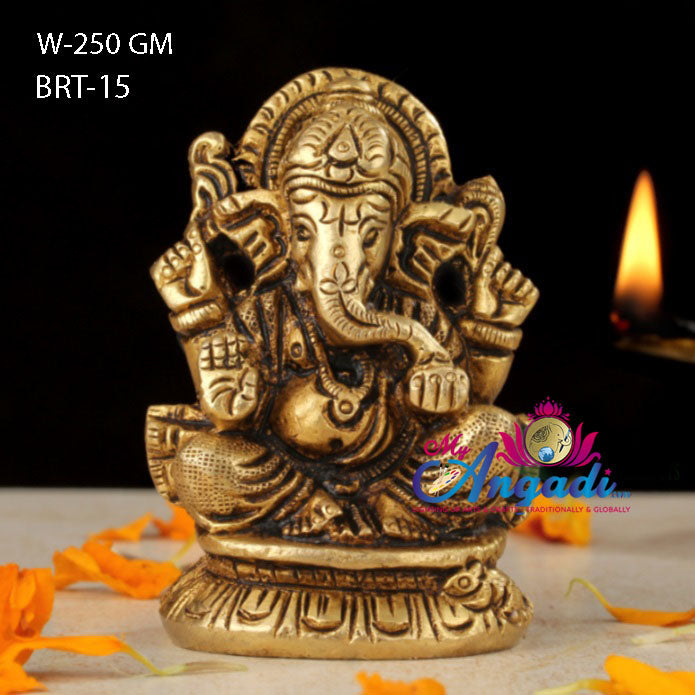 Ganesha Brass Statue