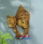 Ganapathy Face Brass Statue