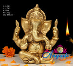 Ganesha Brass Statue