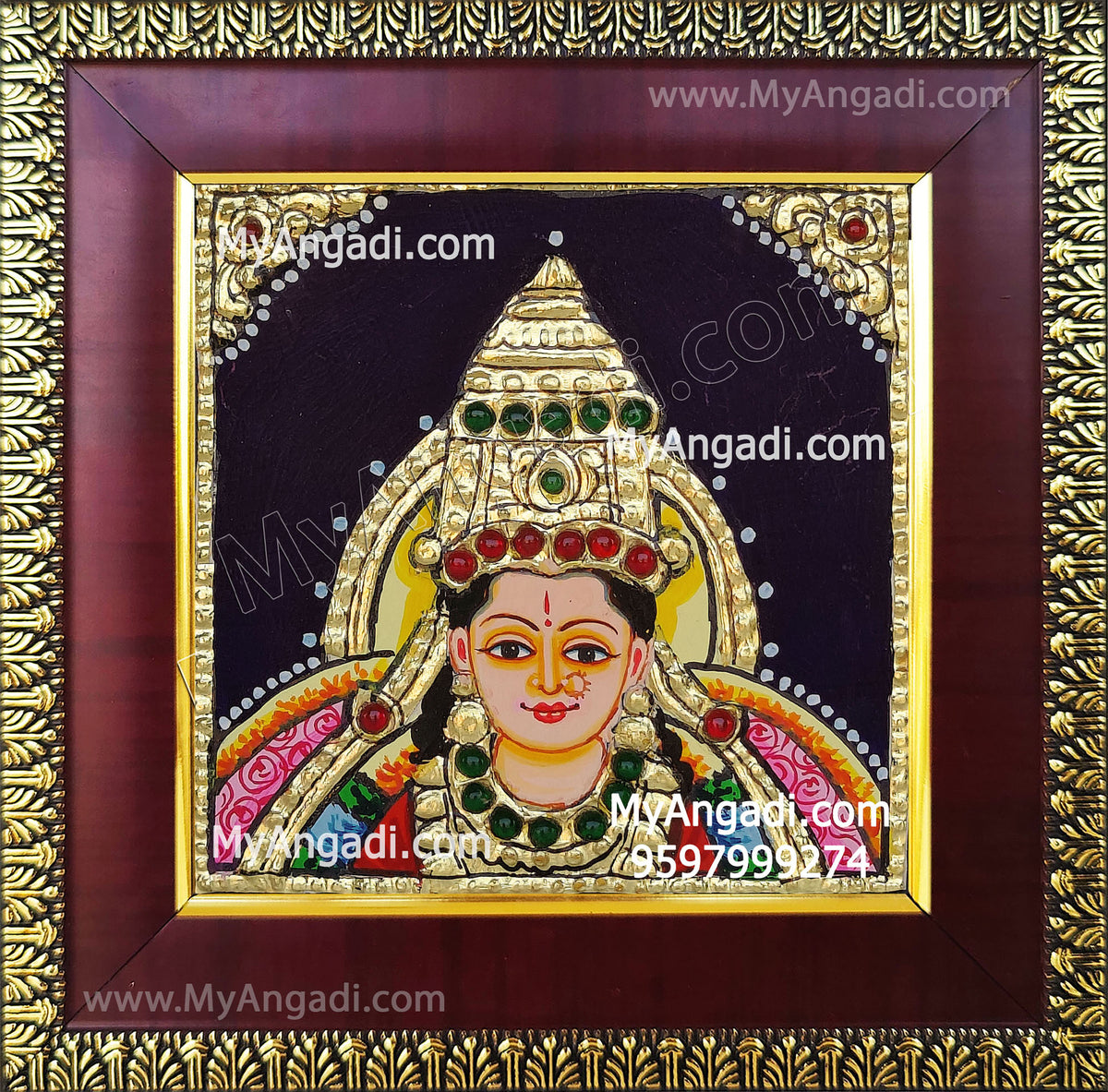 Lakshmi Face Tanjore Paintings